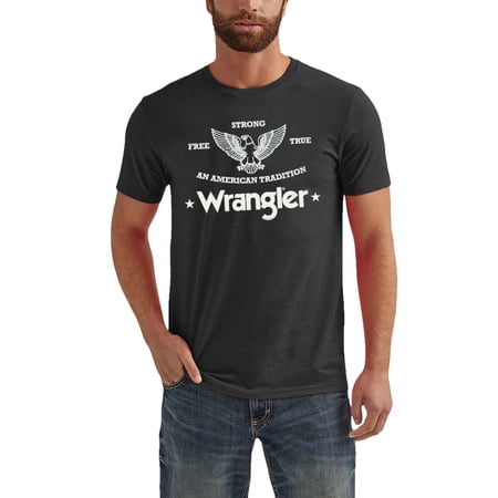 Wrangler Men's Big and Tall Graphic Logo T-Shirt ,Big Size Up to 6X and Tall Size Up to 4XT