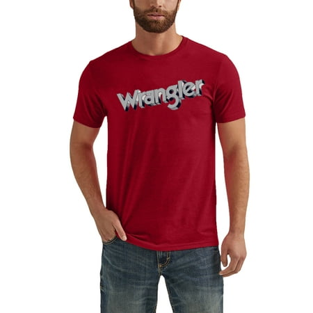 Wrangler Men's Big and Tall Graphic Logo T-Shirt ,Big Size Up to 6X and Tall Size Up to 4XT