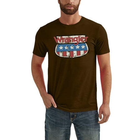 Wrangler Men's Big and Tall Graphic T-Shirt, Big Size up to 6XL and Tall Size up to 5XT
