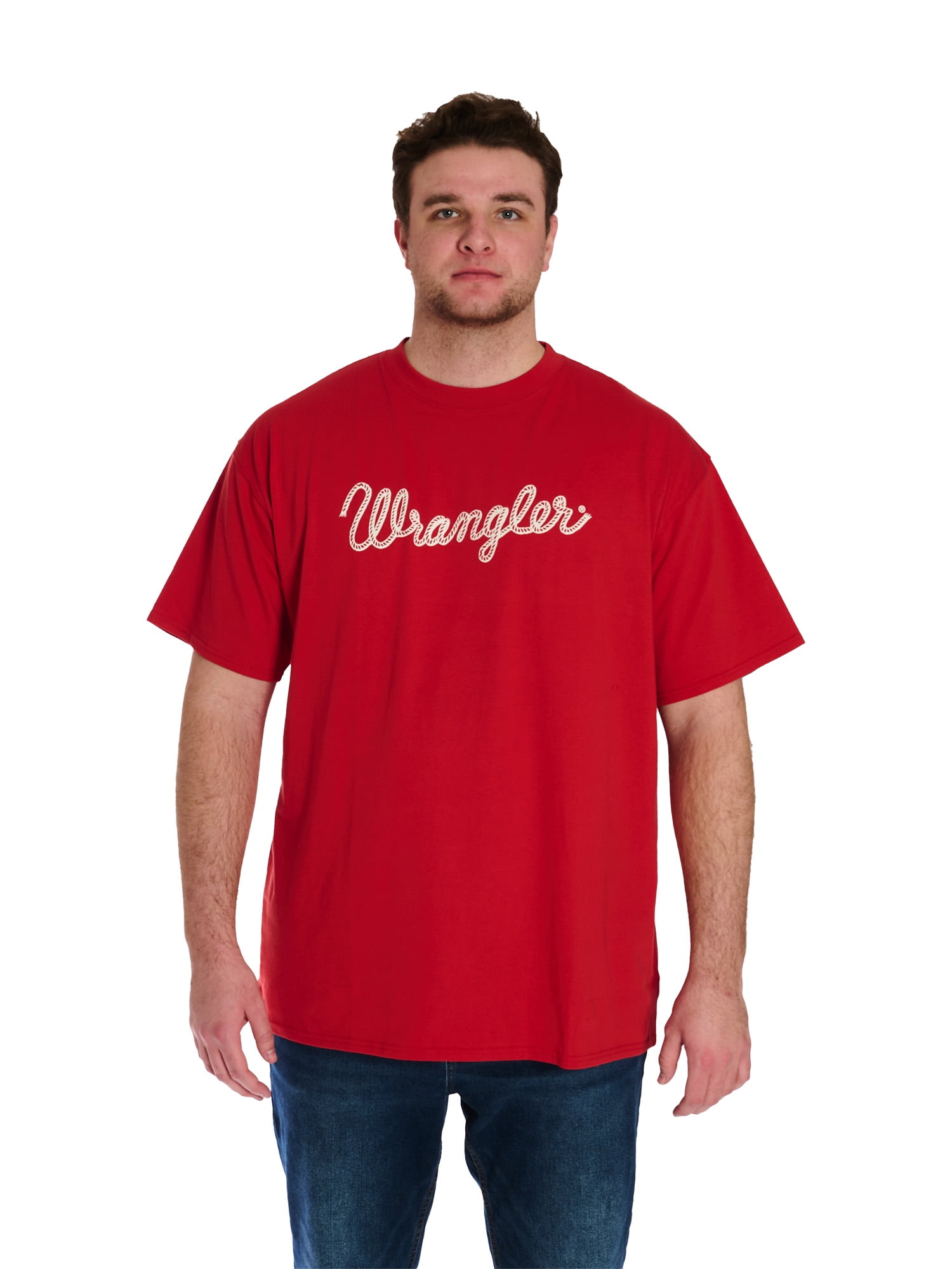 Wrangler Men's Big and Tall Graphic T-Shirts , Big Size's up to 6XL and Tall Size's up to 5XT
