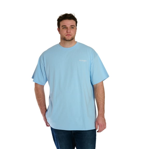 Wrangler Men's Big and Tall Logo T-Shirt ,Big Size up to 6x and Tall Size up to 5XT