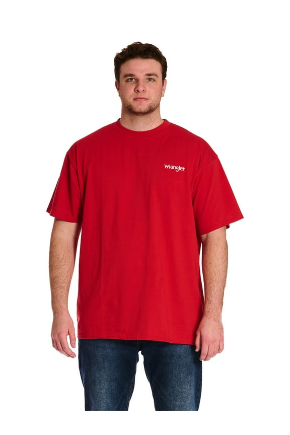 Men's Big and Tall Logo T-Shirt ,Big Size up to 6x and Tall Size up to 5XT