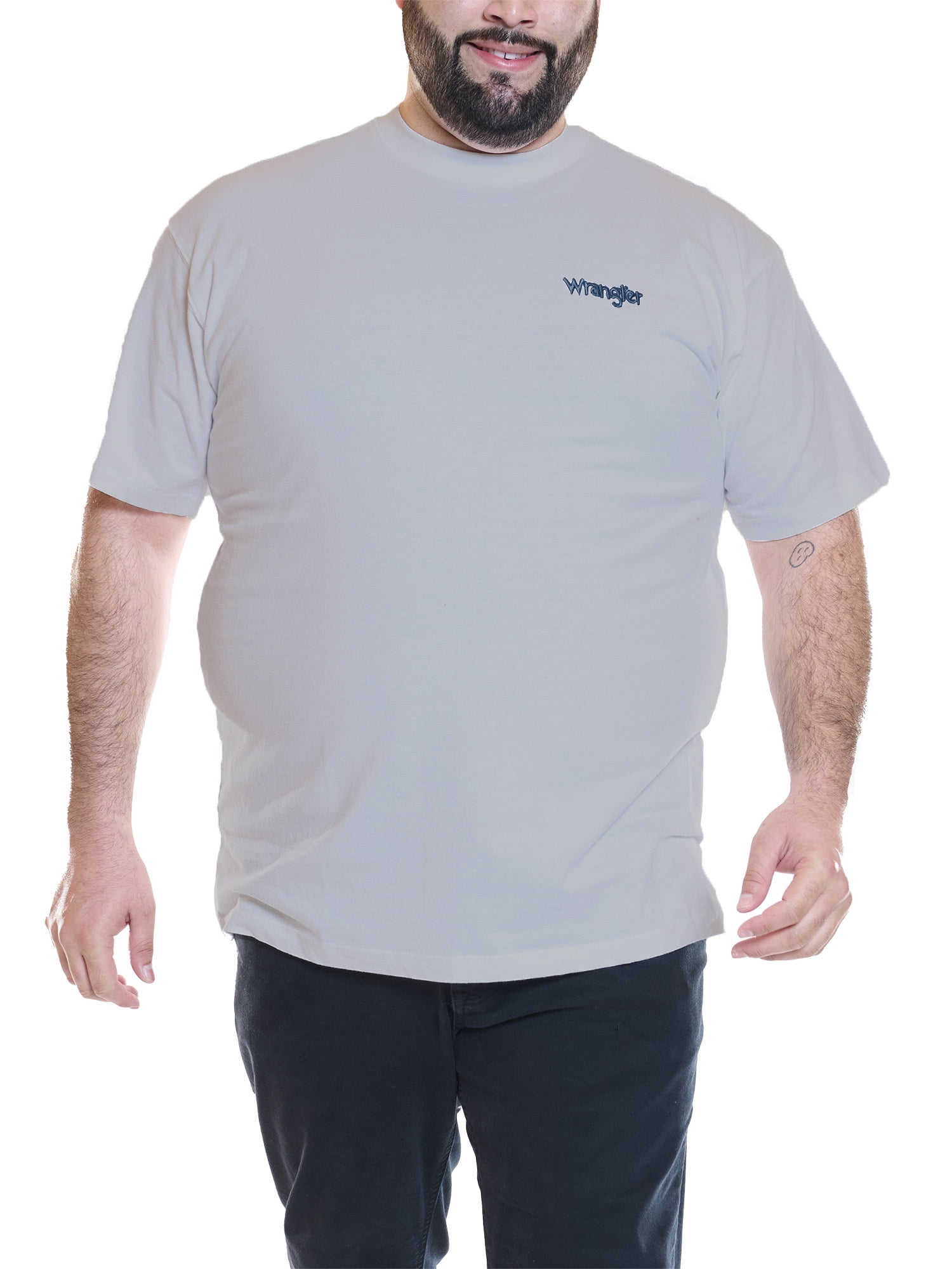 Wrangler Men’s Big and Tall Logo T-Shirt, Sizes 1XL-6XL