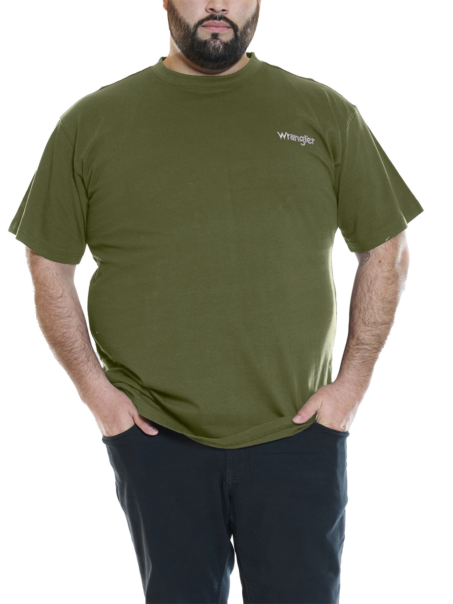 Wrangler Men’s Big and Tall Logo T-Shirt, Sizes 1XL-6XL