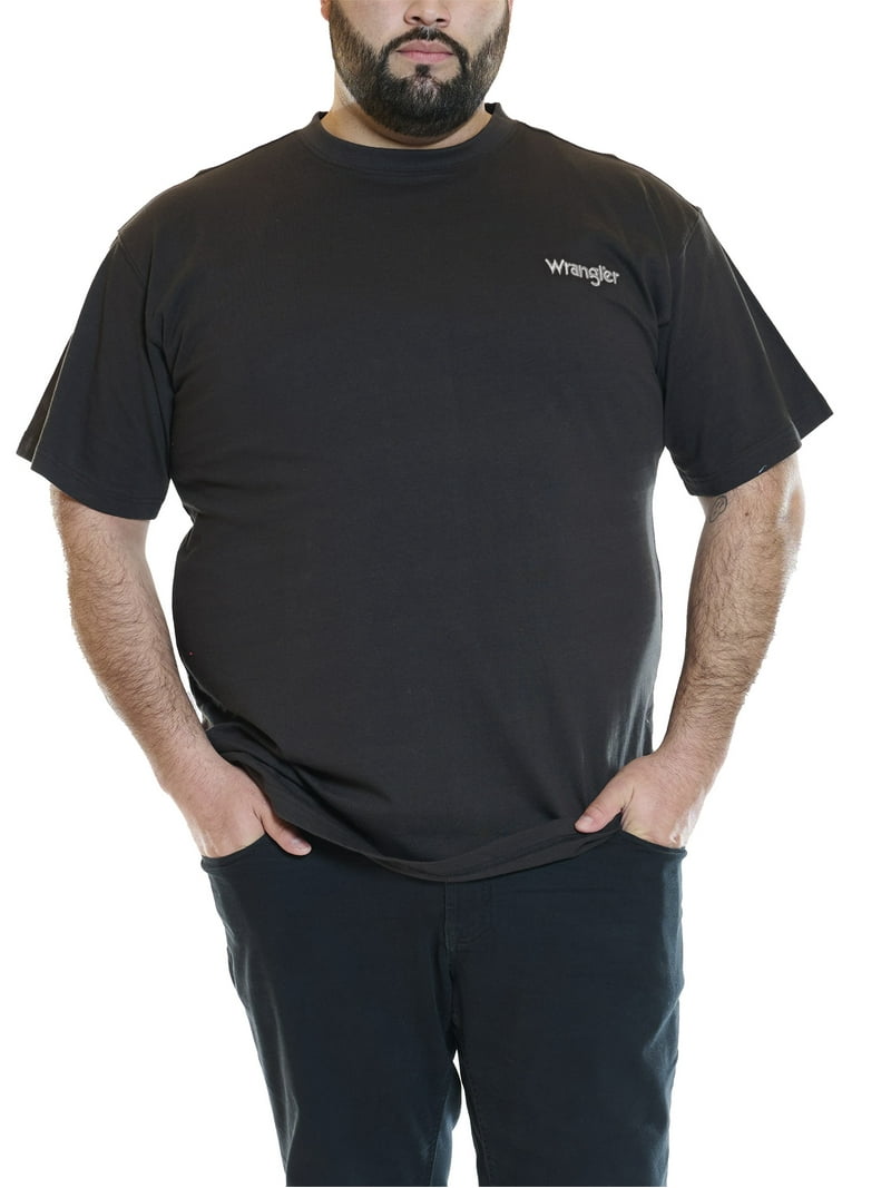 Wrangler Men's Big and Tall Logo T-Shirt, Sizes 1XL-6XL, Cotton