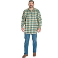 thumbnail image 1 of Wrangler Men's Big and Tall Plaid Flannel Shirt ,Big Size Up To 6XL And Tall Size Up To 4XT, 1 of 3