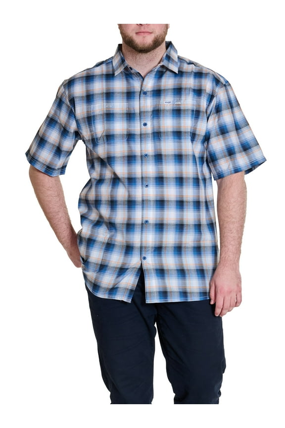 Men's Big and Tall Plaid Shirts ,Big size up to 6XL and Tall size up to 5XT