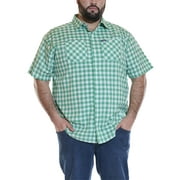 Wrangler Men's Big and Tall Plaid Woven Shirt ,Big Size Up To 6XL And Tall Size Up To 4XT