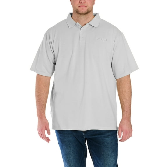 Wrangler Men's Big and Tall Polo Shirt ,Big sizes up to 6XL and Tall sizes up to 5XT