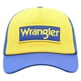 thumbnail image 1 of Wrangler Men's Block Retro Patch Logo Mesh Back Trucker Cap ~ NEW, 1 of 4
