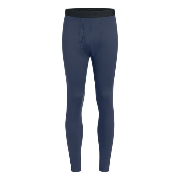 Wrangler Brushed Performance Baselayer Pants for Men, Recycled Polyester Thermal Underwear, M-2XL