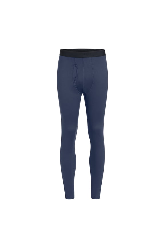 Brushed Performance Baselayer Pants for Men, Recycled Polyester Thermal Underwear, M-2XL