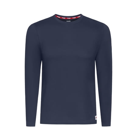 Wrangler Brushed Performance Top Base Layer for Men, Thermal Fabric Long Sleeve Shirt, M-2XL
