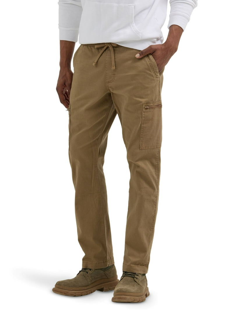 Wrangler Men's Cargo Pants with Drawstring Waist, Sizes S