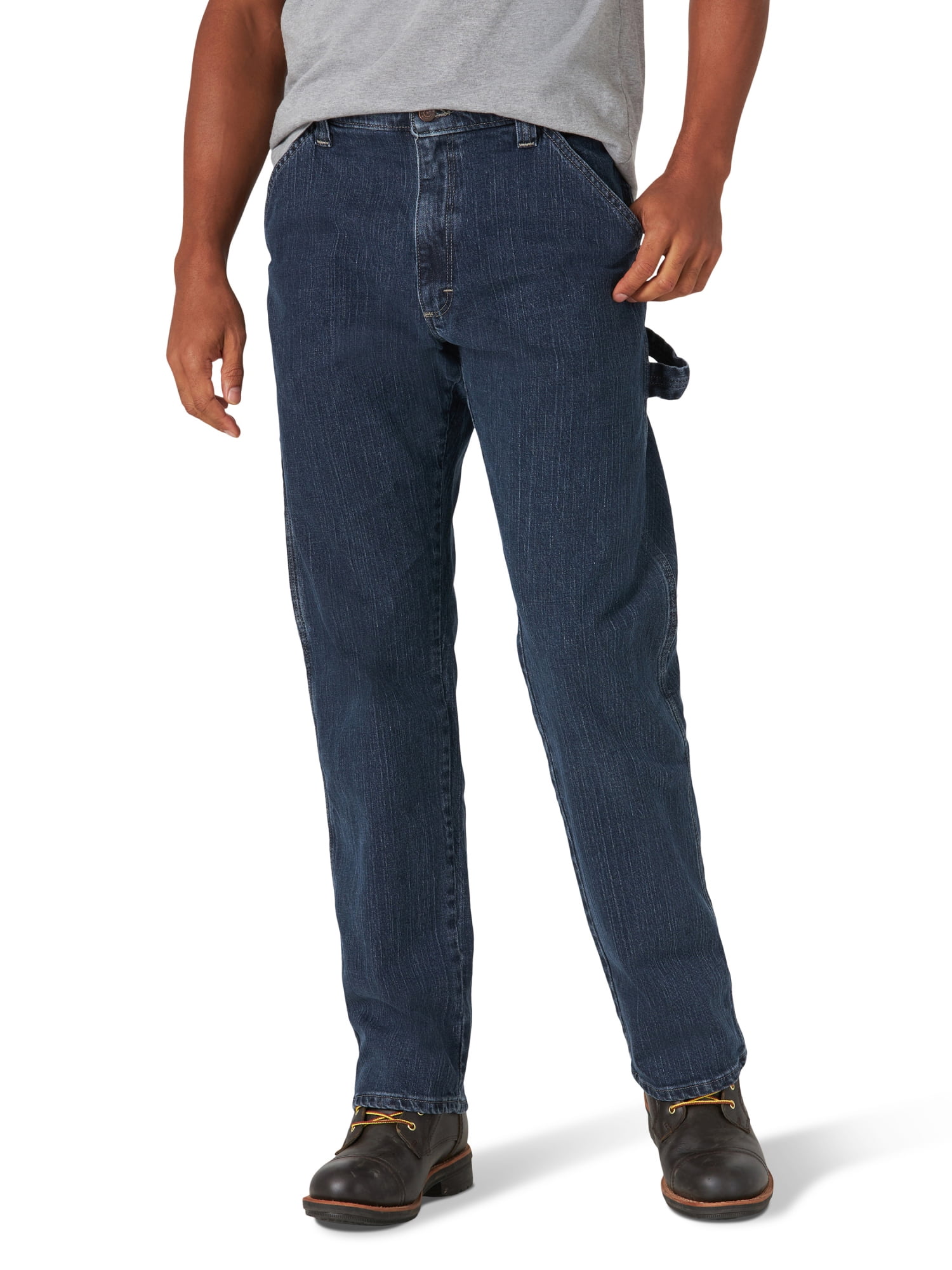 Wrangler Men's Relaxed Fit Carpenter Pant with Pockets - Durable Cotton ...