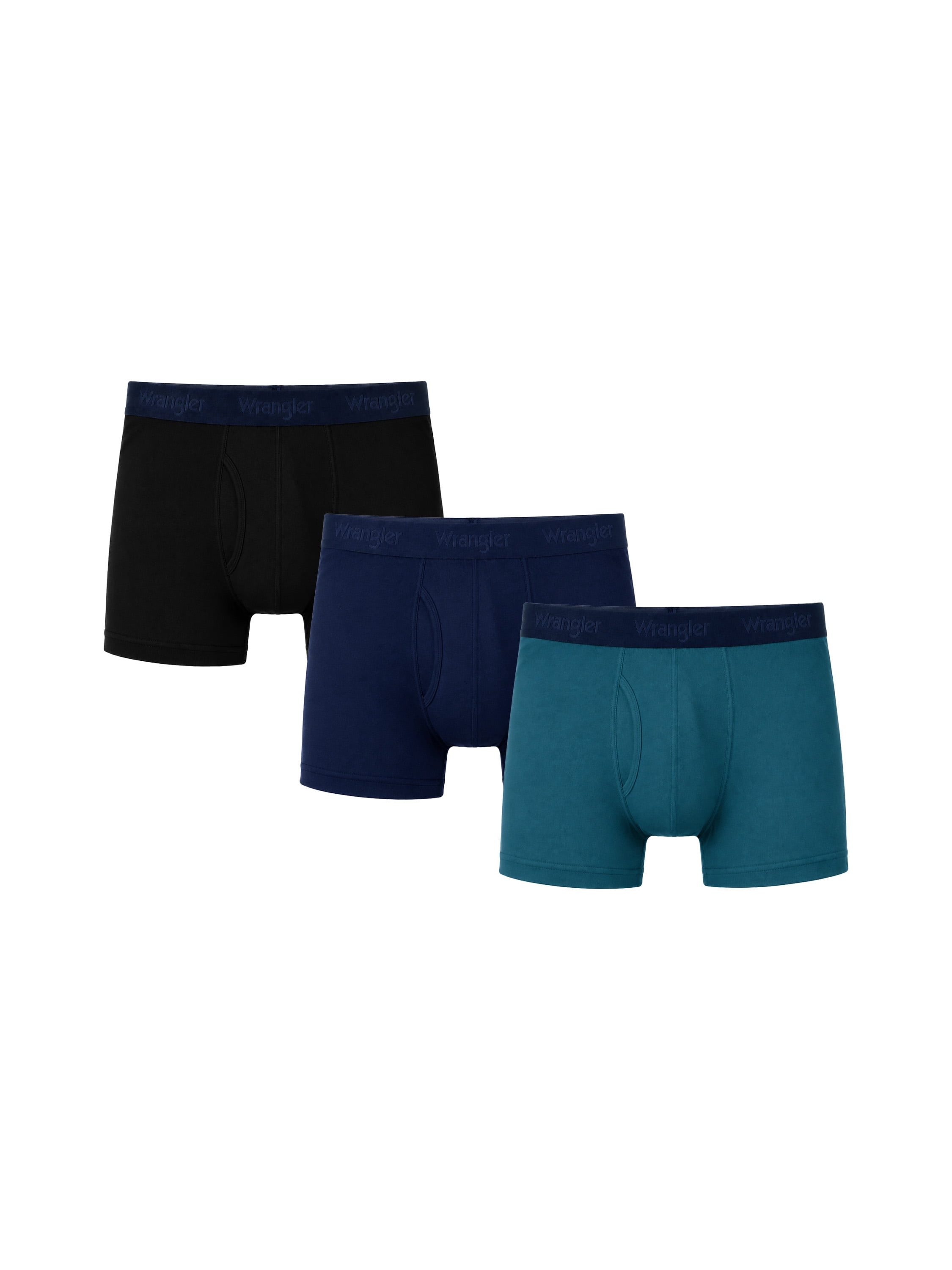Wrangler Men's Comfort Cotton 6" Boxer Brief, 6 Pack