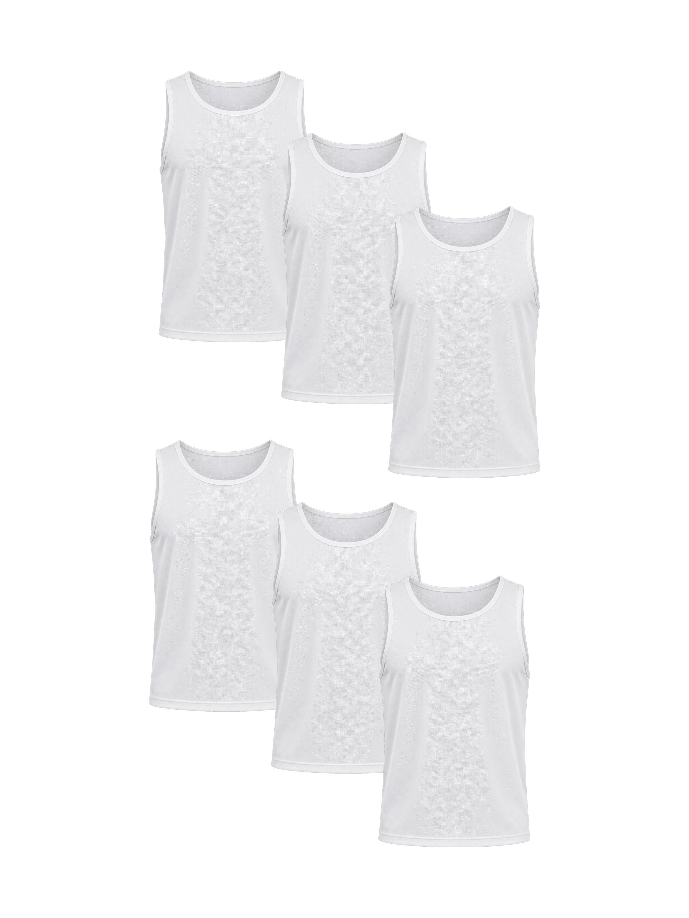 Wrangler Men's Comfort Cotton Tank, 6 Pack