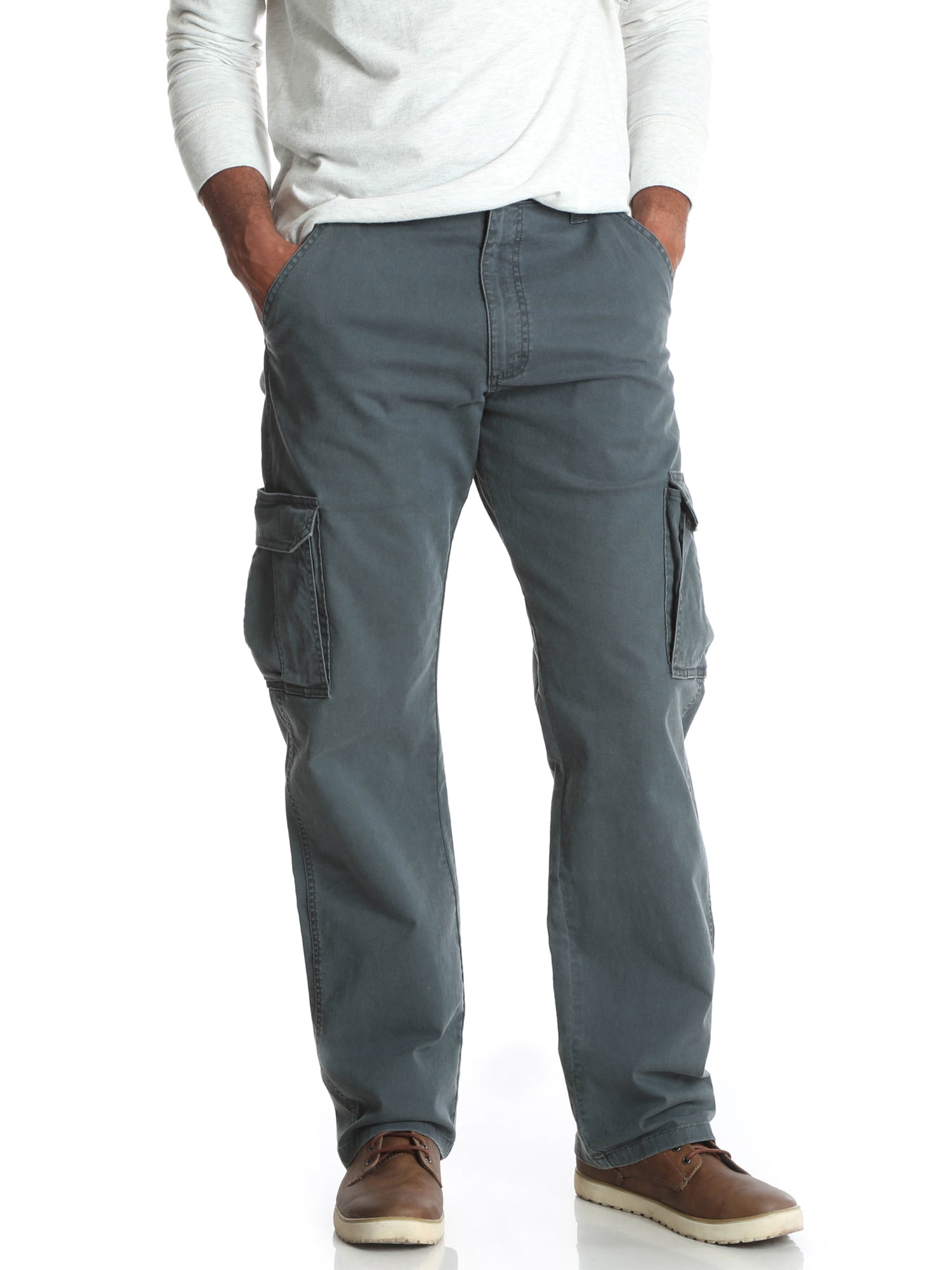 Buy Wrangler Men's Comfort Flex Waistband Relaxed Fit Cargo Pants Black  Tech Pocket Straight Leg, Black, 46W x 30L at Amazon.in