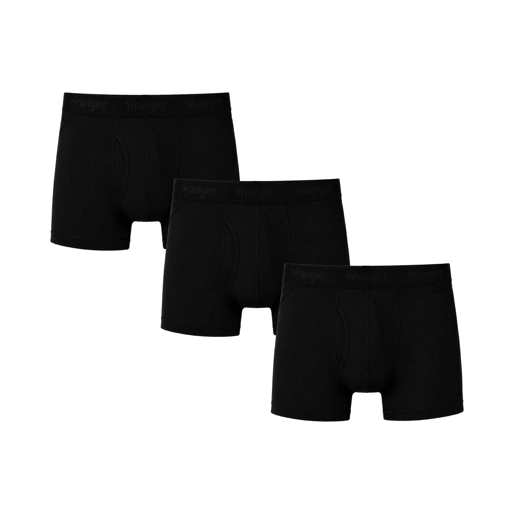 Wrangler Men's Confort Cotton 6" Boxer Brief, 6 Pack