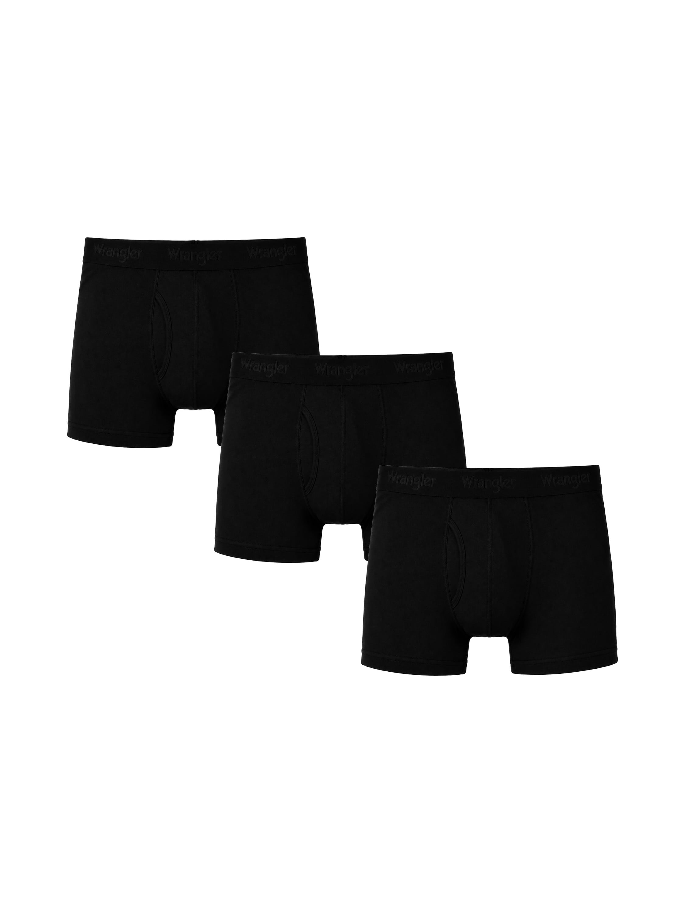 Wrangler Men's Confort Cotton 6" Boxer Brief, 6 Pack