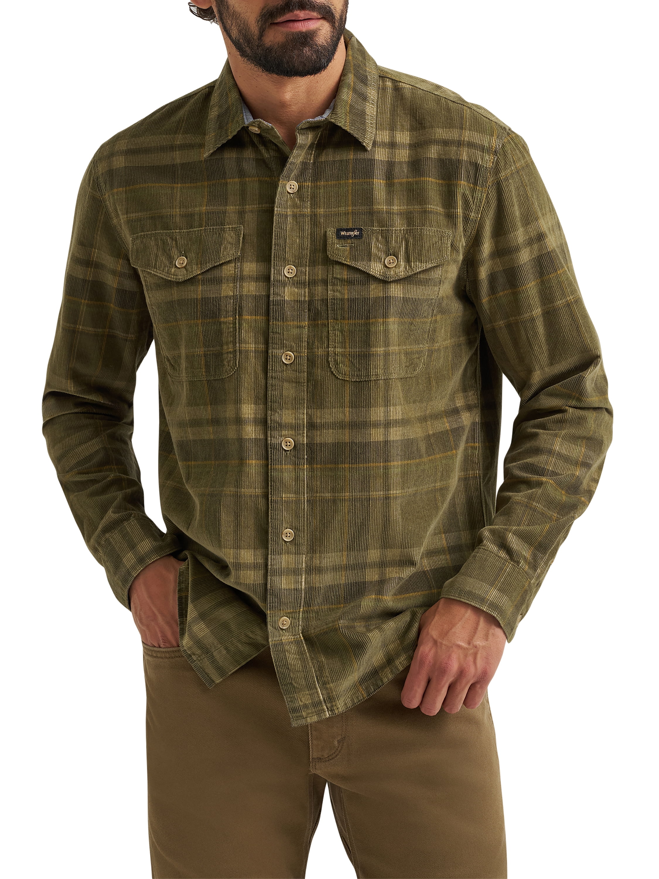 Wrangler® Men's Corduroy Overshirt, Sizes S-3XL