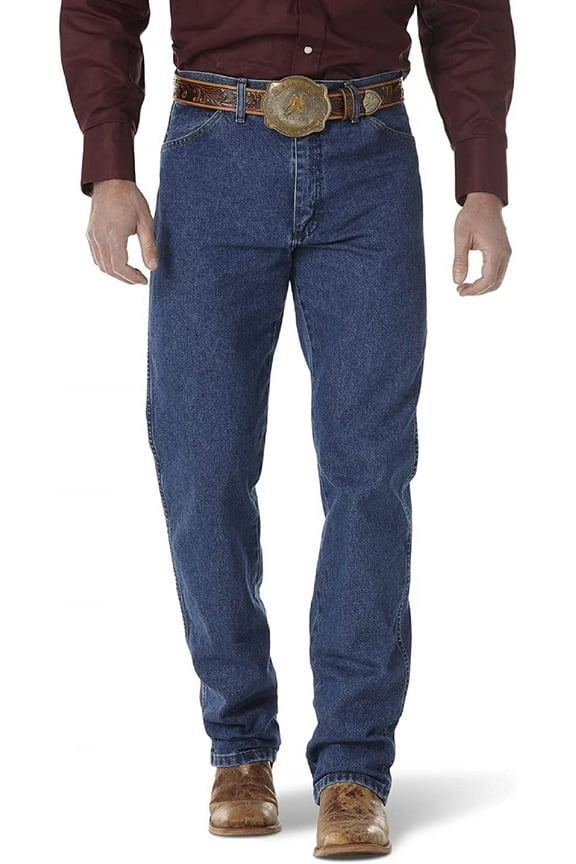 Wrangler Men’s Cowboy Cut Original Straight Fit Jeans, 30W x 36L