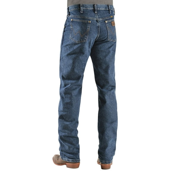 Wrangler Men's Premium Performance Advanced Comfort Mid Stone Jeans Med Stone 31W x 32L  US