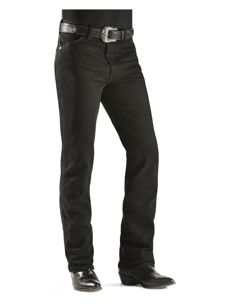 Wrangler × BADWAY　　　　　　　　　　　　　W33/L30 Wrangler Men's Cowboy Cut Stretch Slim Fit Jeans, W33 L30, 0938BLK