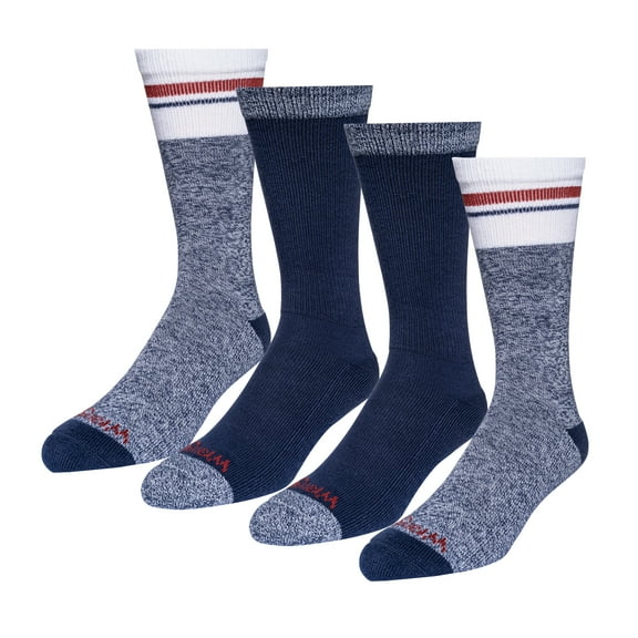 Wrangler Men's Cozy Cabin Socks ,4 Pack