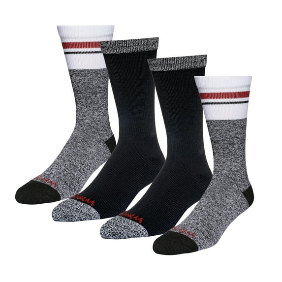 Wrangler Men's Cozy Cabin Socks ,4 Pack