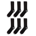 thumbnail image 1 of Wrangler Cushioned Crew Work Socks for Men, Polyester Blend, 12 Pairs, Size 13-15, 1 of 5