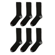 Wrangler Cushioned Crew Work Socks for Men, Polyester Blend, 12 Pairs, Size 6-12