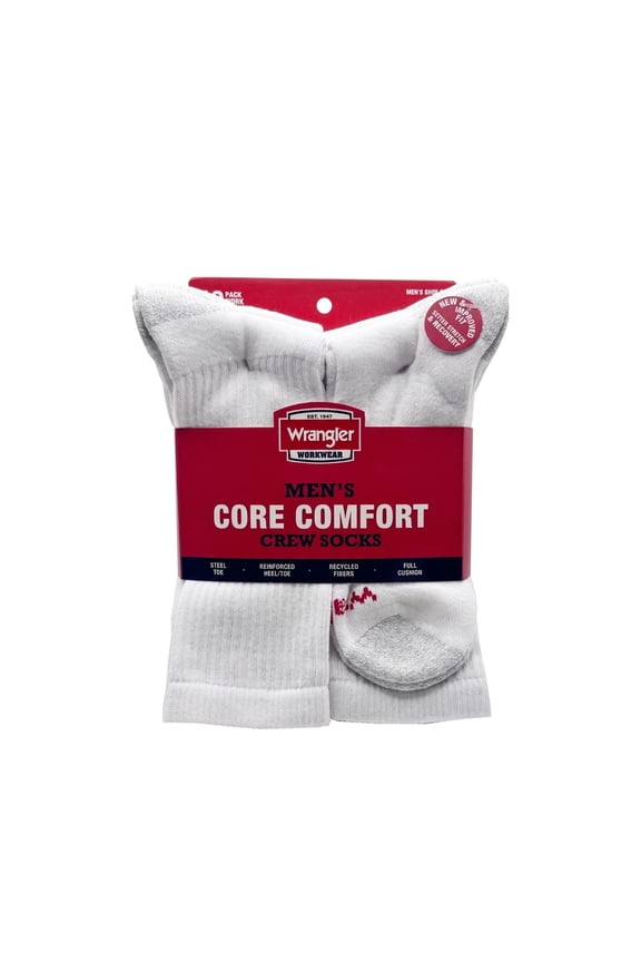 Cushion Work Crew Sock, 12 Pack