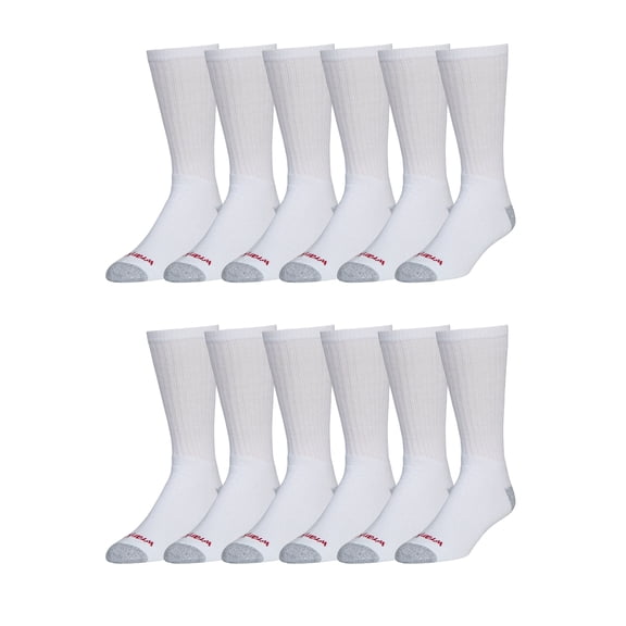Wrangler Cushion Work Crew Sock, 12 Pack