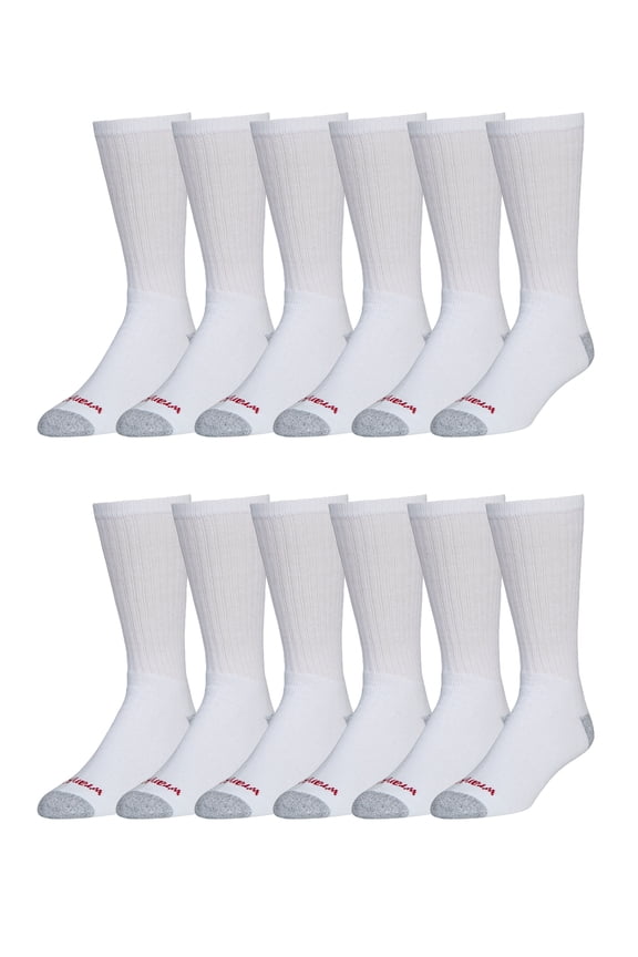 Cushion Work Crew Sock, 12 Pack