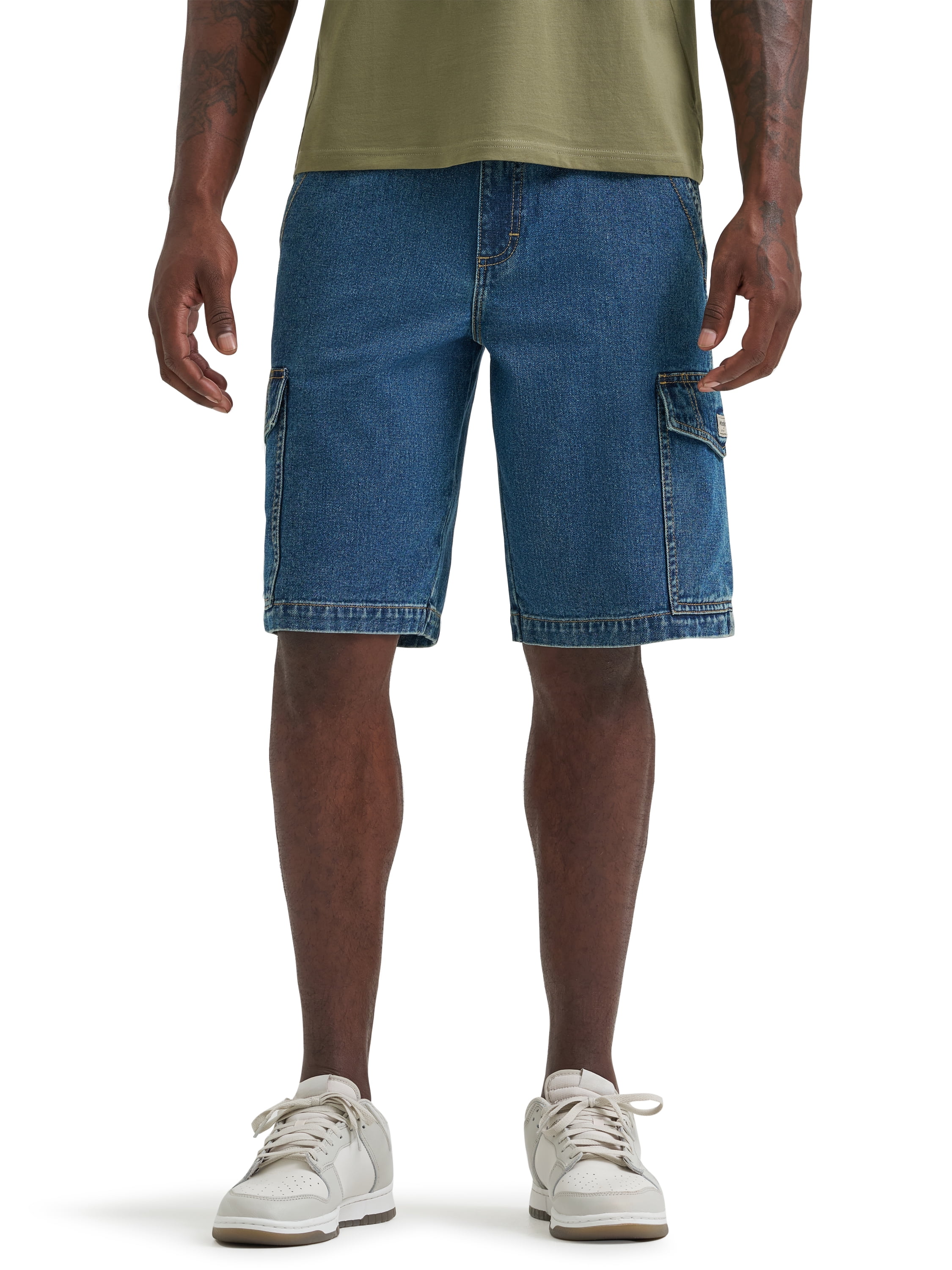 Wrangler® Men's Utility Streetwear Six Pocket Denim Cargo Short