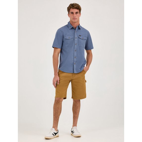 Wrangler Men's Denim Stretch Relaxed Fit Carpenter Shorts