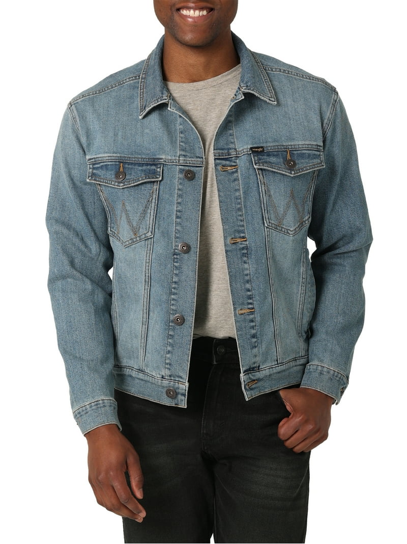 Wrangler　Coating Denim Trucker Jacket Free Shipping! Wrangler Men's Classic Denim Trucker Jacket