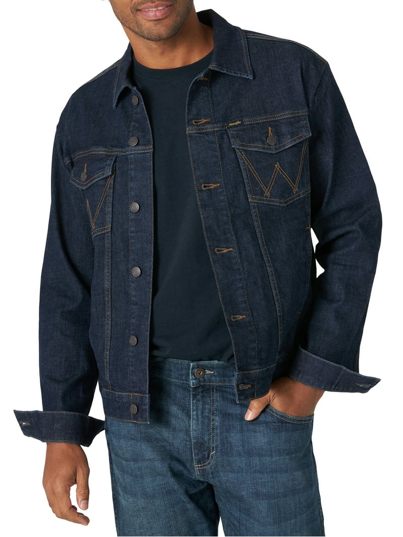 Free Shipping! Wrangler Men's Classic Stretch Denim Trucker