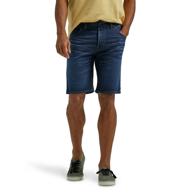 Wrangler Men's Elastic Waist Knit Denim Shorts - Walmart.com