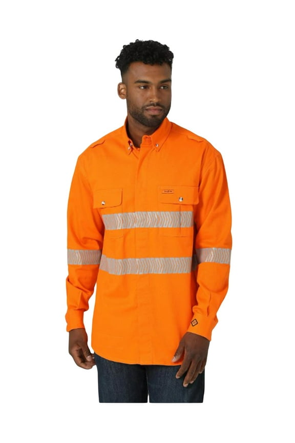 Men's Fr High Visibility Work Shirt - 112317760