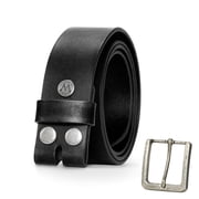 Men's Genuine Leather Belt with Removable Buckle, 38mm Casual Belt for Jeans, Gifts for Men