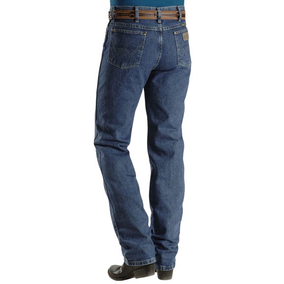 Wrangler Jeans Da Ragazzo George Strait Original Cowboy Cut - Stonewash Medio, 100% Cotone - 5