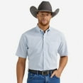 thumbnail image 1 of Wrangler George Strait Blue Plaid - Mens Shirt  - 112346538, 1 of 4