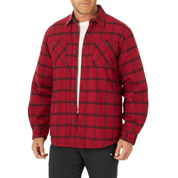 Wrangler Men's Heavyweight Sherpa-Lined Shirt Jacket