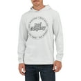 thumbnail image 1 of Wrangler® Men's Hooded Long Sleeve Bad Company Graphic Band Tee, Sizes M-2XL, 1 of 3