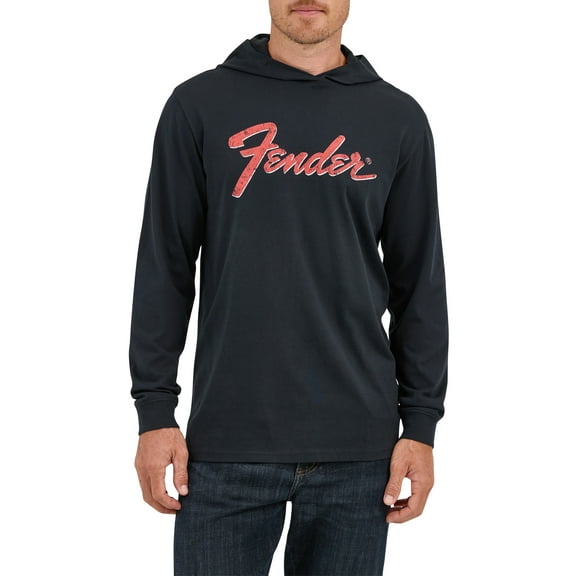 Wrangler® Men's Hooded Long Sleeve Fender Graphic Tee, Sizes M-2XL