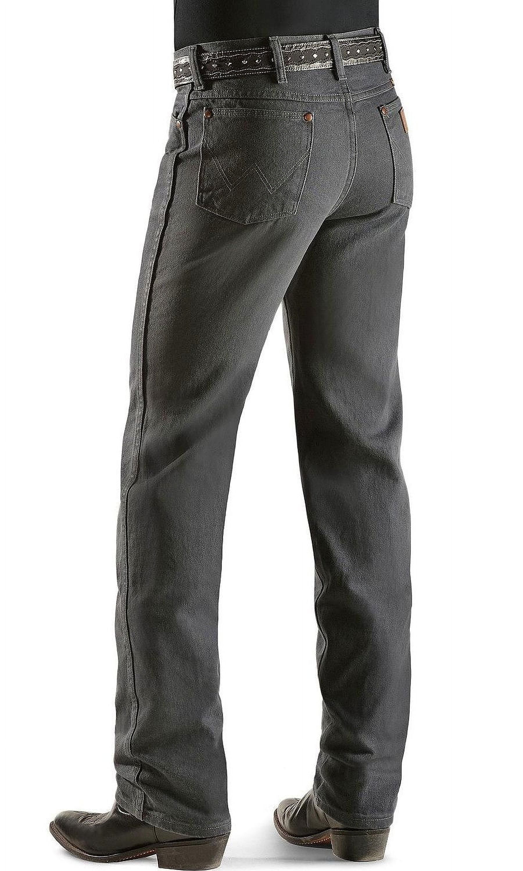 WRANGLER COWBOY CUT SLIM FIT JEAN IN CHARCOAL GRAY - The Blue Ox 916