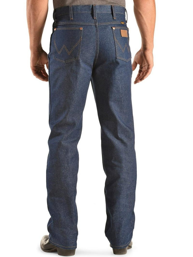 Wrangler Men's Straight Waist 936 Slim Fit Rigid Jeans - 100