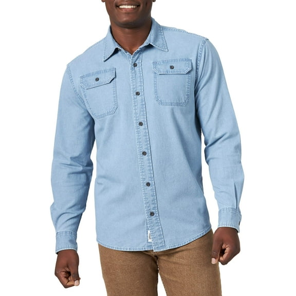 Wrangler Men's Long Sleeve Denim Shirt